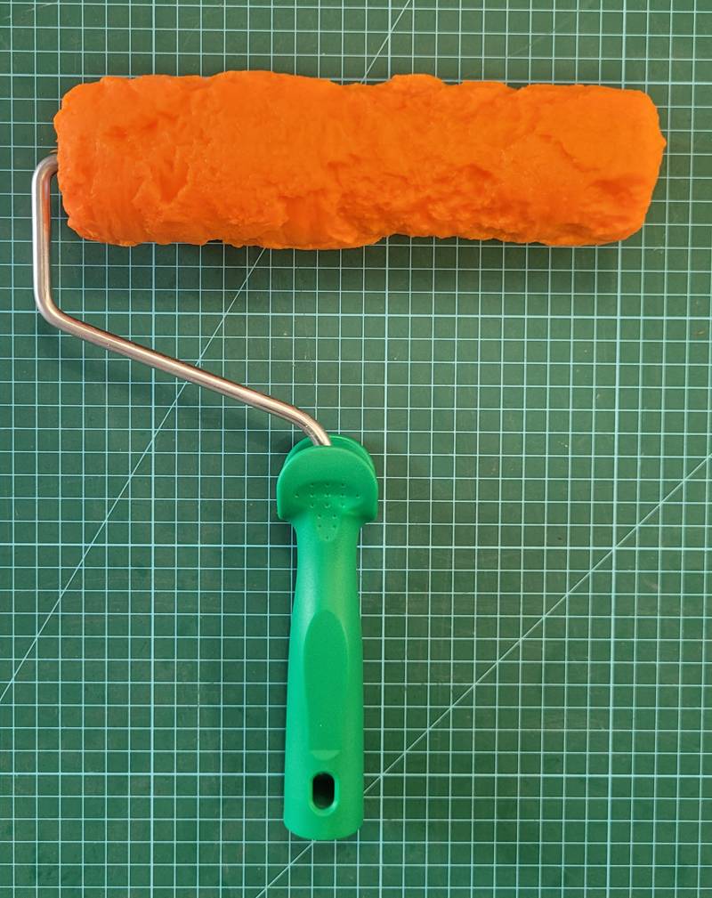 Wałek teksturujący do uzyskiwania efektu skały